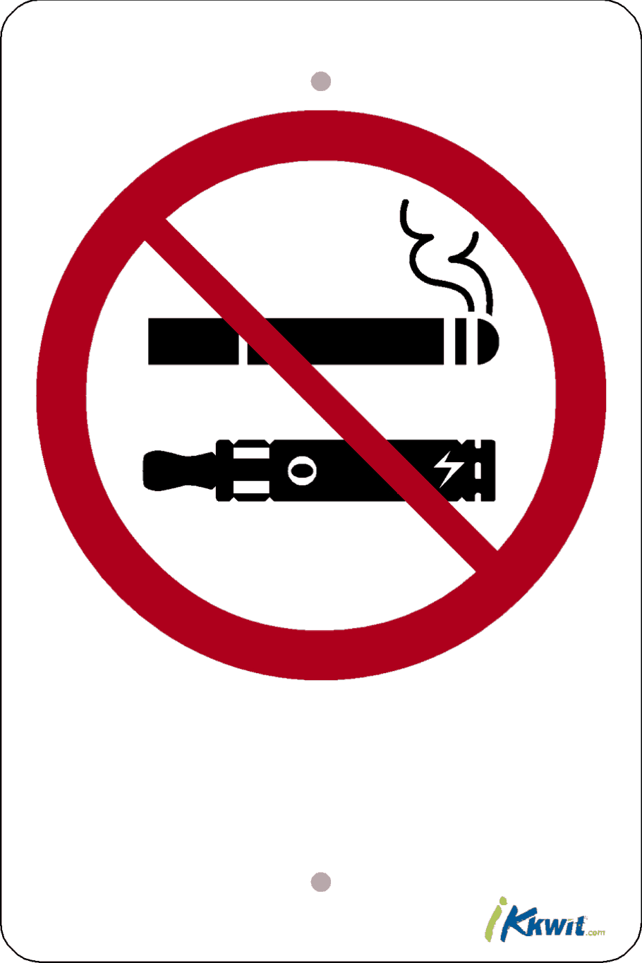 Pancarte interdiction de fumer et vapoter
