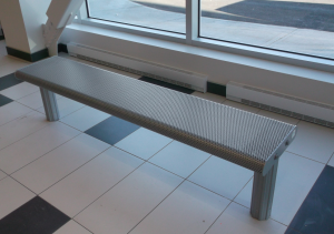 Banc simple sans dossier 6'