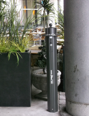 Cendrier extérieur en aluminium
