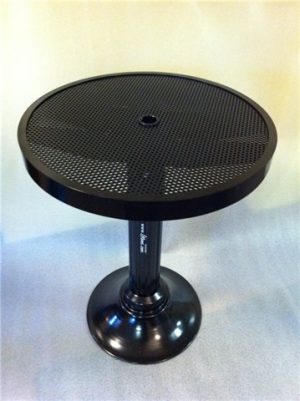 Table bistro basse aluminium