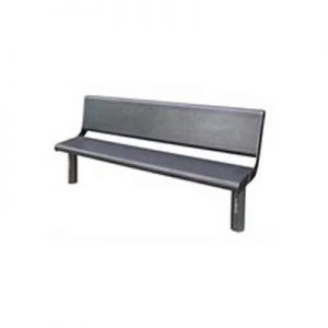 Banc de parc double avec dossier 6 pieds